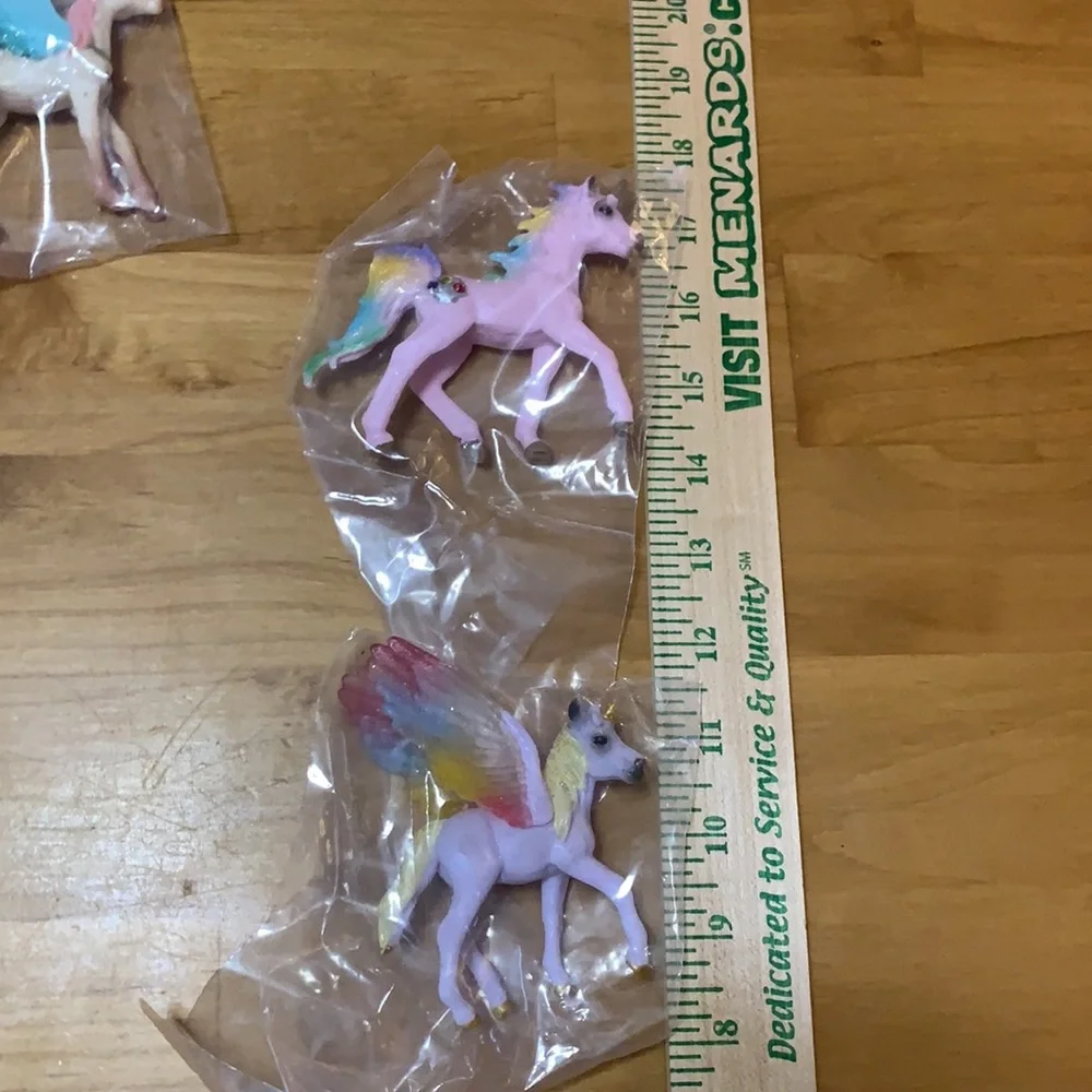 New 8 Unicorn figures collection - cake toppers - rainbow - figures